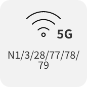 5G N1/3/28/77/78/79