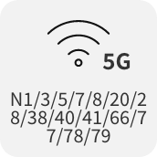 5G N1/3/5/7/8/20/28/38/40/41/66/77/78/79