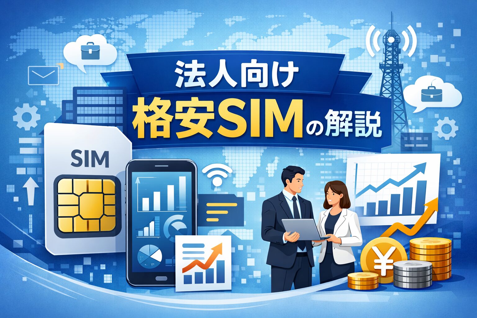 【2026年最新】法人向け格安SIMとは？おすすめ比較と失敗しない選び方をプロが徹底解説